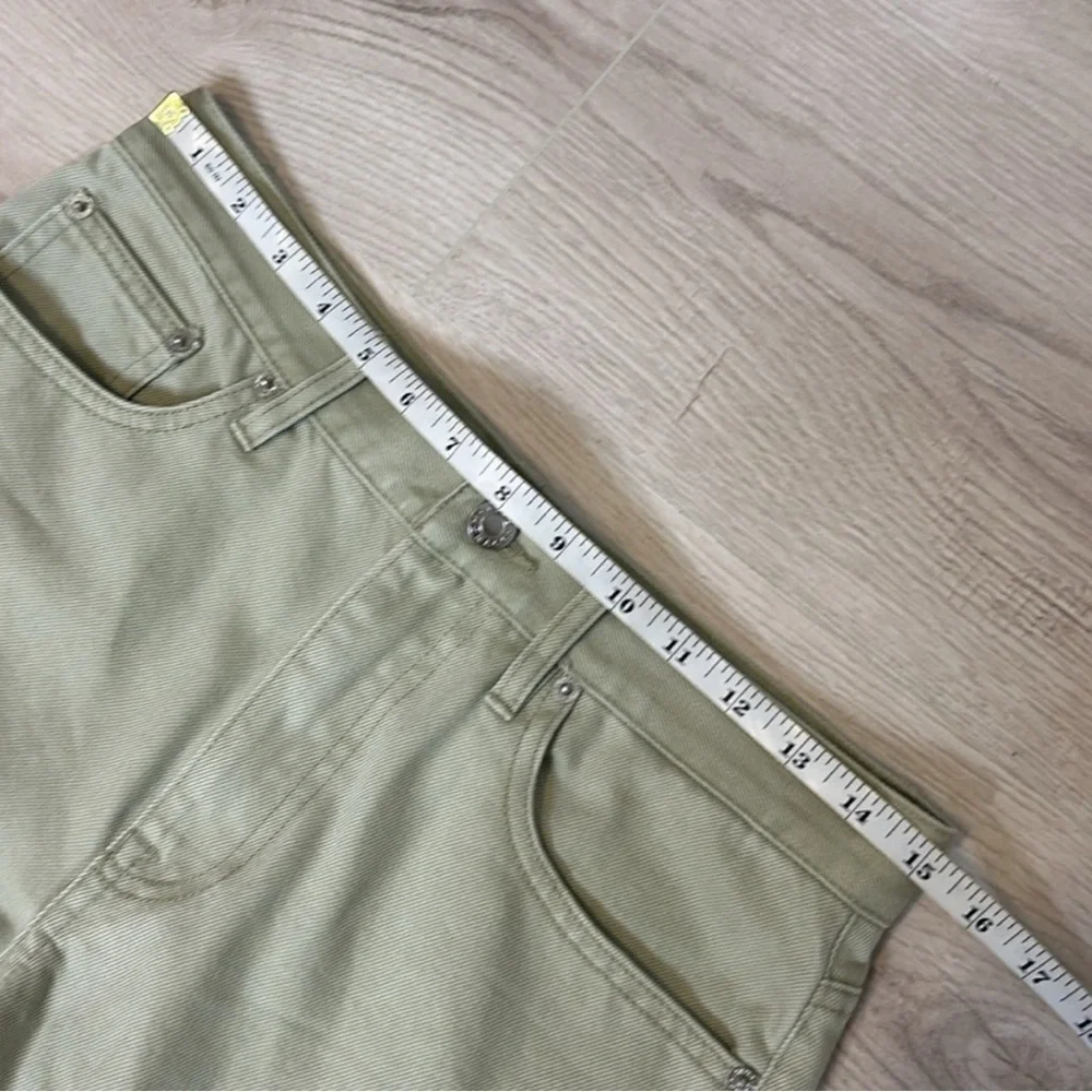 Club Monaco Women’s‎ Jeans 26 Sage Green Relaxed Slim Crop High Rise Straight